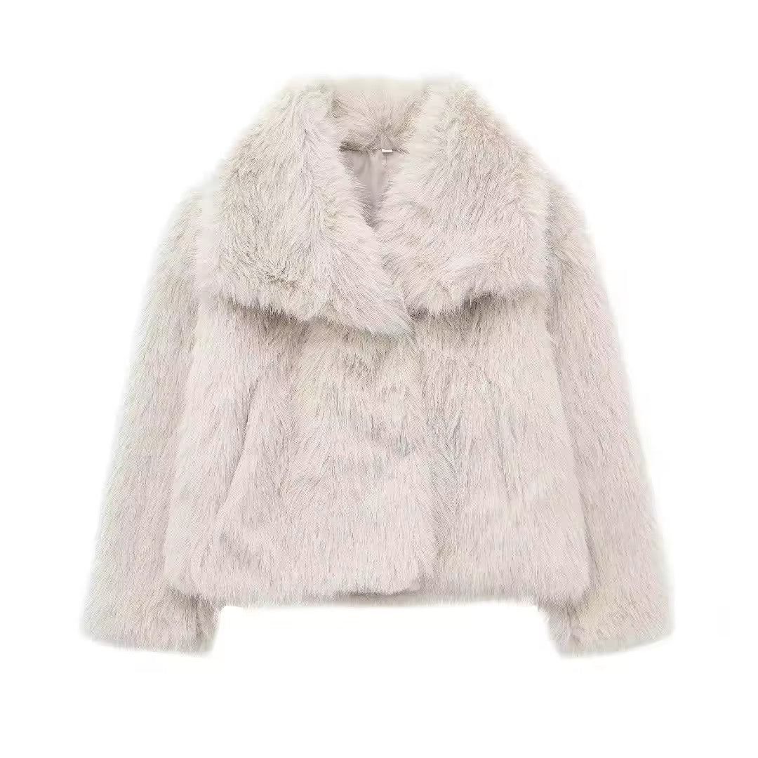 “New York” champagne coat