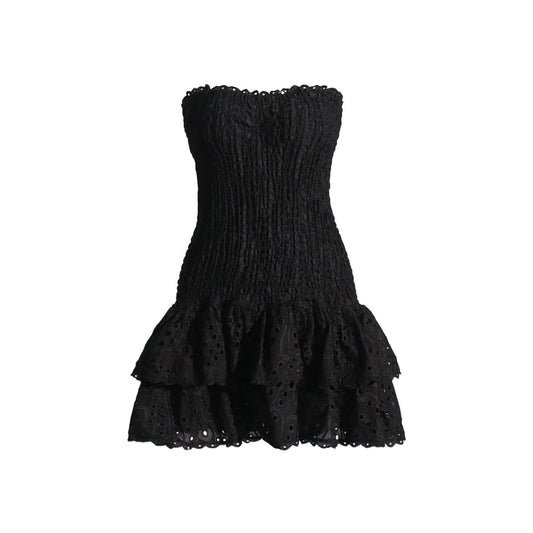 “Vellorie” black dress